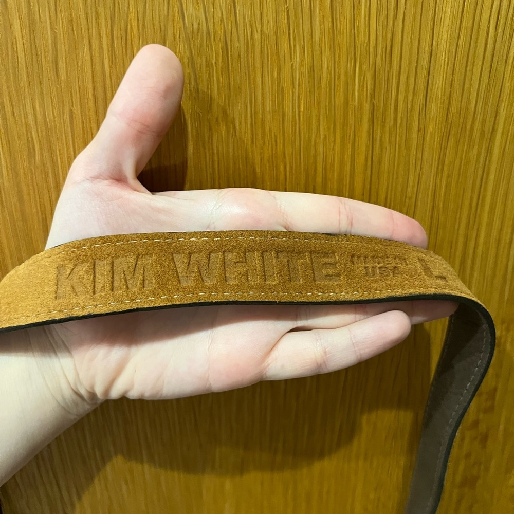 NWOT leather belt with suede interior - Picture 4 of 4